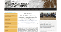 Desktop Screenshot of blacksheepgathering.org